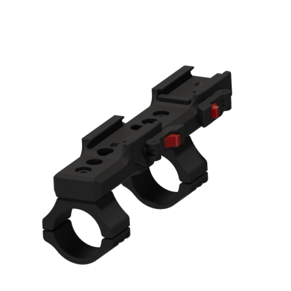 Быстросъемный кронштейн AIMPRO серии TACTICA для оптических прицелов под кольца для ружья и карабины линейки АК